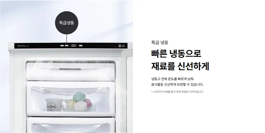 LG 냉동고 (A202W, 화이트) 상세정보 2