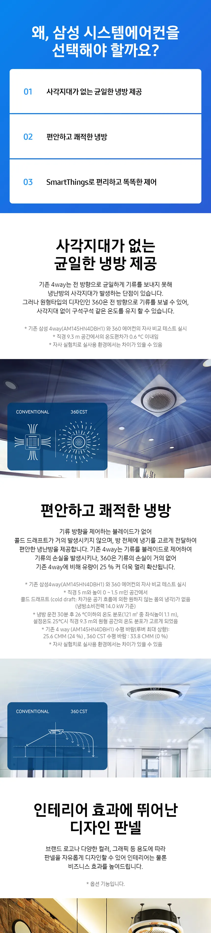 삼성 인버터 천장형 원형 냉난방기 40평형 (삼상) 상세정보 1