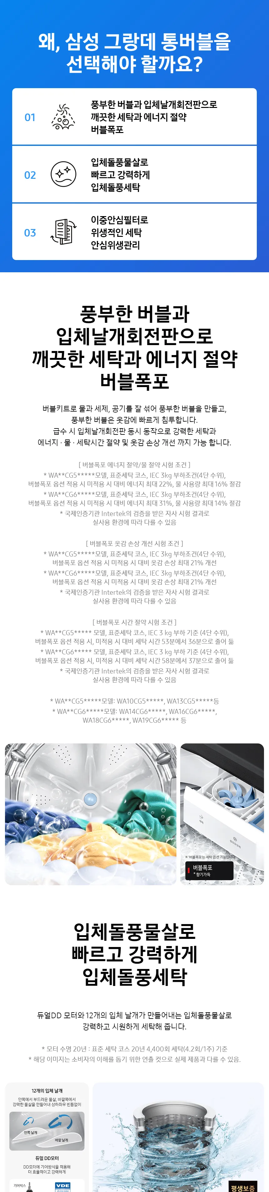 삼성 그랑데 통버블 세탁기 18kg (그레이) 상세정보 1