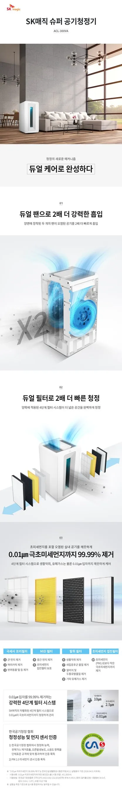SK매직 슈퍼 H 대형 공기청정기 30평형 상세정보 1