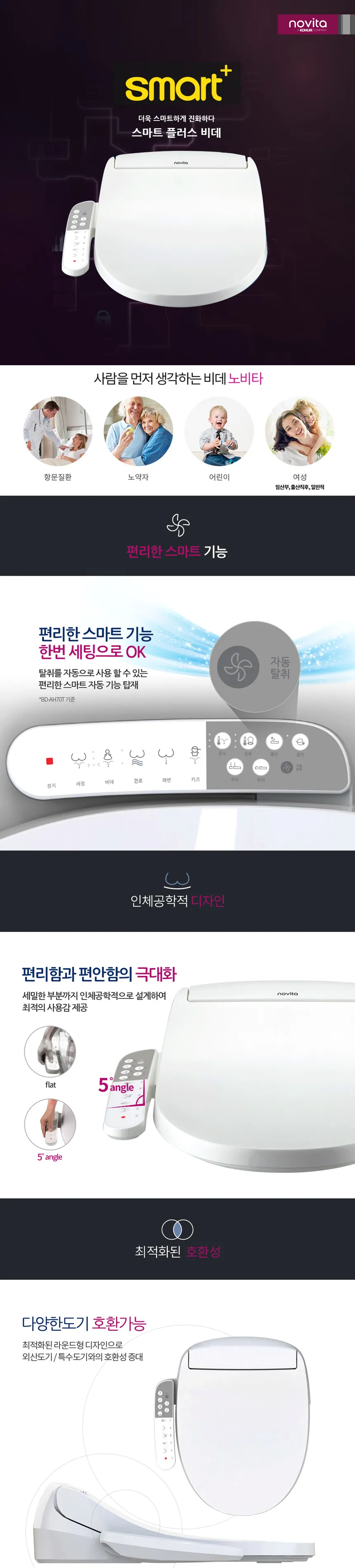 노비타 스마트 비데 상세정보 1