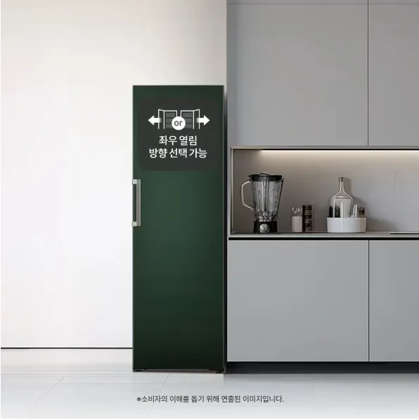 LG 컨버터블 패키지 오브제컬렉션 384L (1등급/스테인리스/냉장전용고)